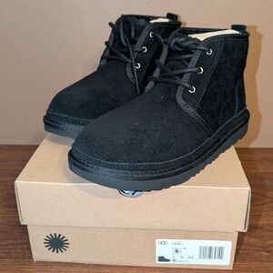 UGG Black Suede Ankle Boots